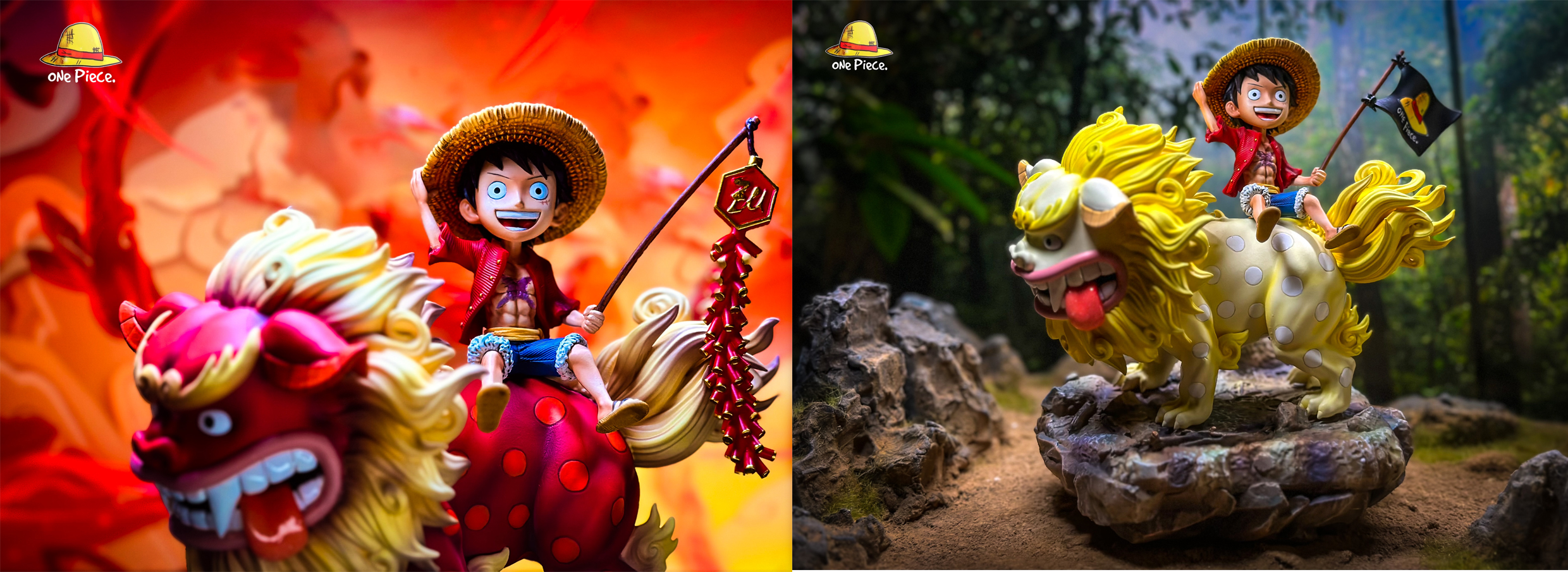 WCF Scale Komachiyo & Monkey D. Luffy ONE PIECE Resin Statue ONE Piece. Studio [PreOrder]