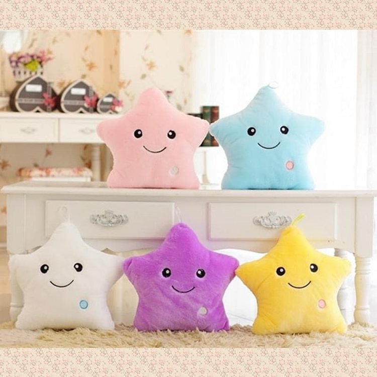 5 Colors Shiny Star Cushion S12666