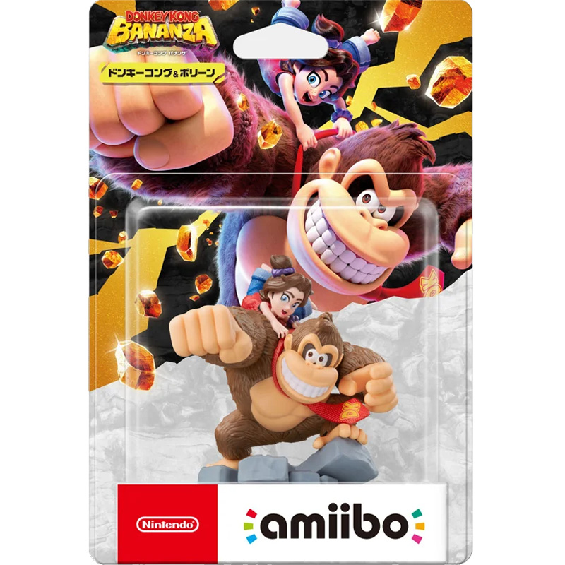 DONKEY KONG BANANZA アクスタ付き Amiibo - Donkey Kong and Pauline - Donkey Kong Bananza