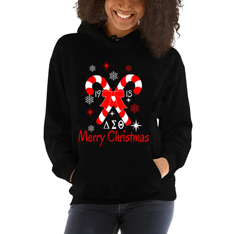 ΔΣΘ Christmas Hoodie and Sweatshirt