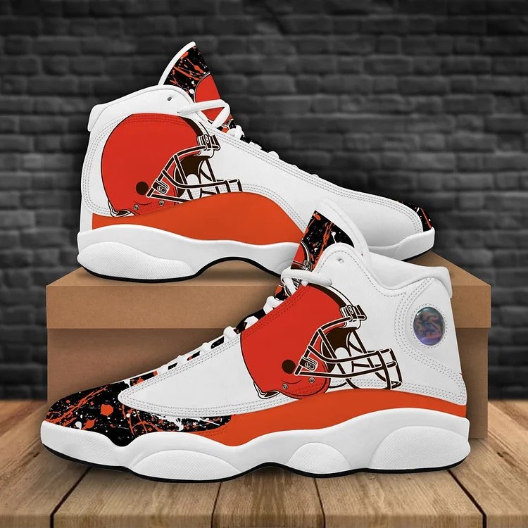 Cleveland Browns Printed Unisex Basketball Shoes