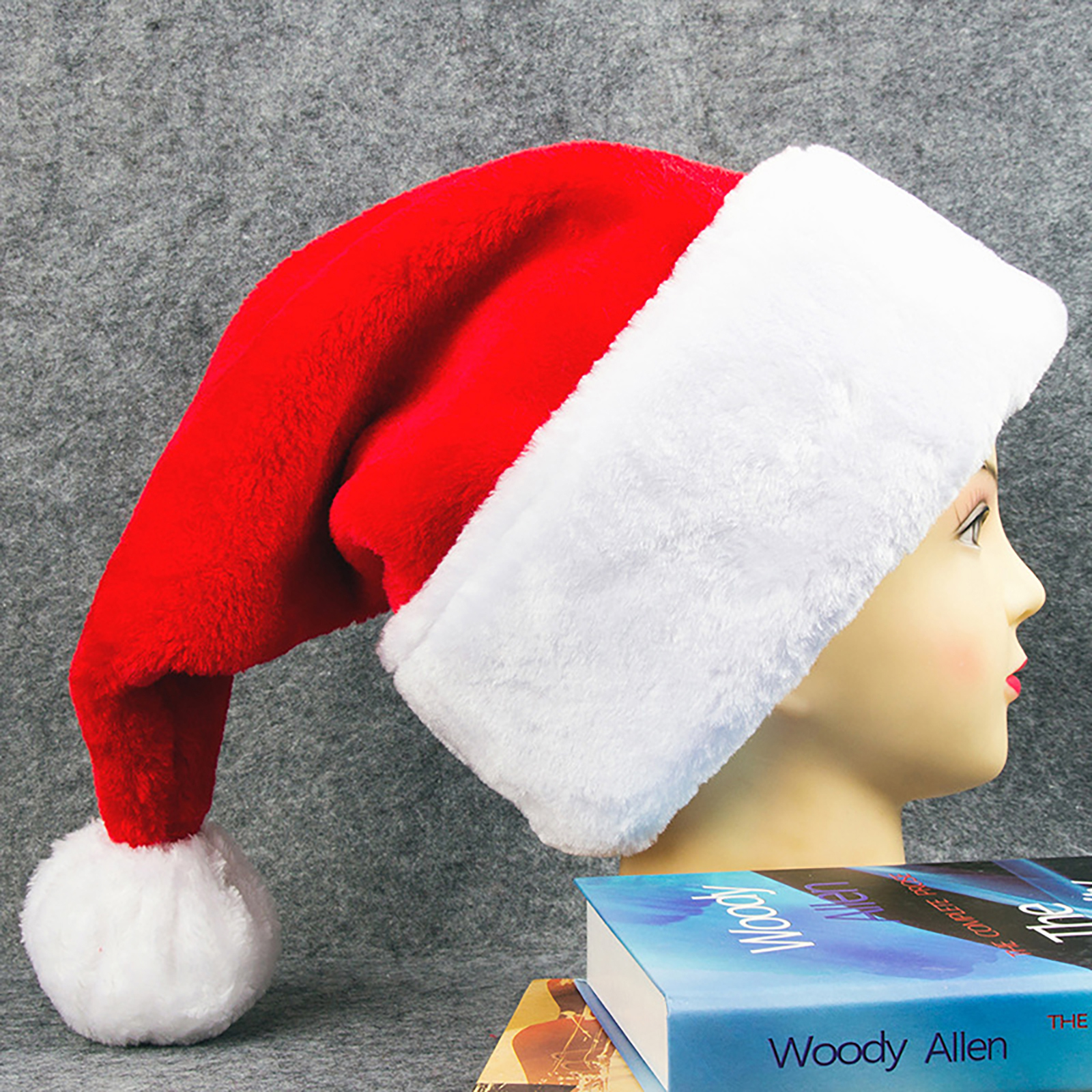 Christmas Hat Thick Plush Fluffy Santa Claus Red Hat Decor Adults Kids, 501 Original
Christmas Hat Thick Plush Fluffy Santa Claus Red Hat Decor Adults Kids, 501 Original