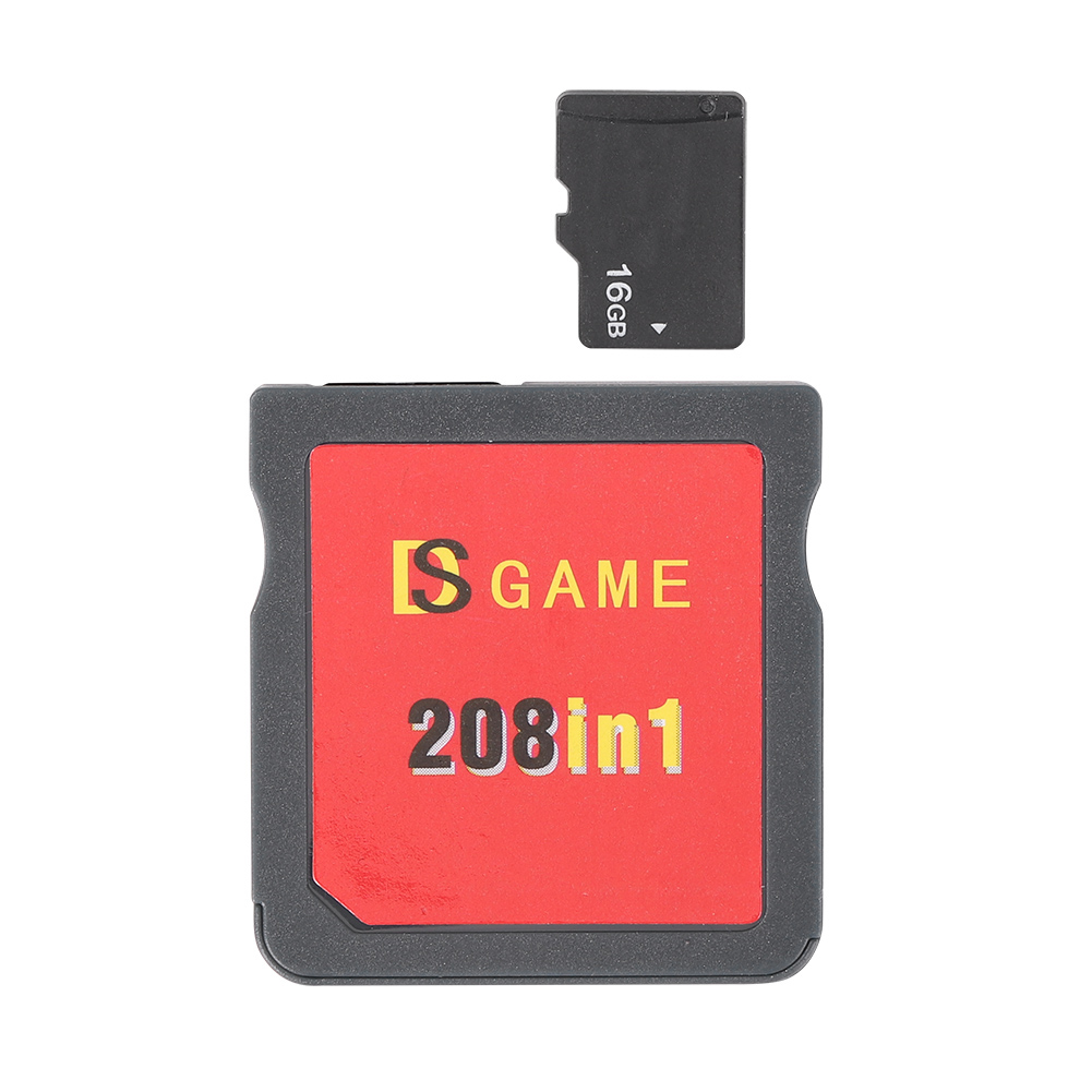 Game Burning Card with TF Memory Card for NDS 3DS Video Gaming Console Card, 208in1, 501 Original
Game Burning Card with TF Memory Card for NDS 3DS Video Gaming Console Card, 208in1, 501 Original