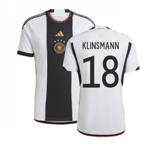 Germany Jürgen Klinsmann 18 Home Shirt Kit World Cup 2022