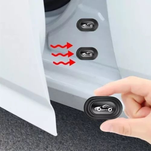 Dronehint 10x Universal Auto Car Door Anti-Shock Silicone Pad Shock-Absorbing Gasket Parts (For: Acura) Parts