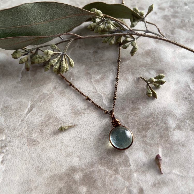 Spring Rain Drop Necklace