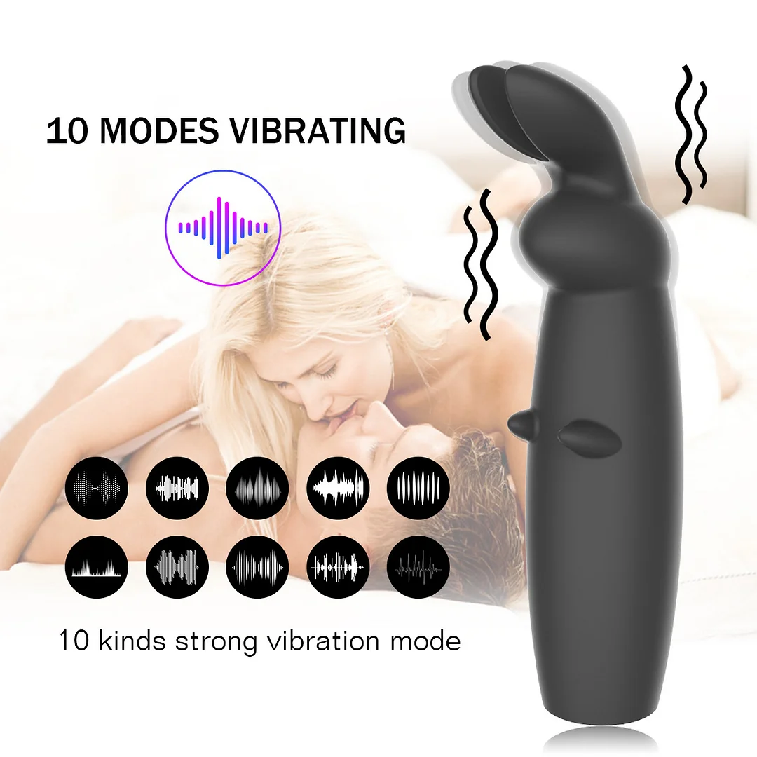 Rabbit Vibrator G-spot Stimulation Erotic Massager Masturbator
