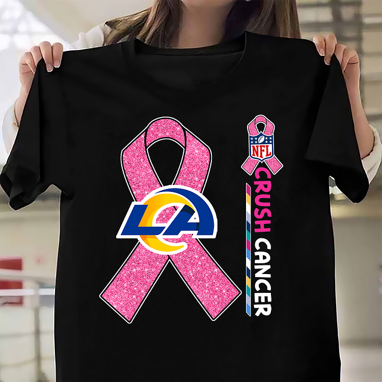 NFL Los Angeles Rams Crush Cancer Shirt