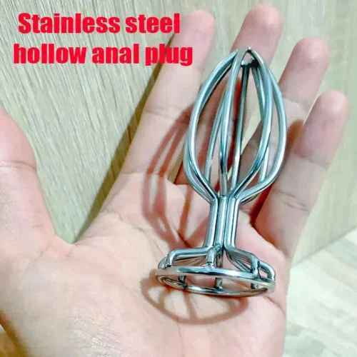 pornhint Pornhint Hollow Spreader Speculum Tunnel Anal Butt Plug Sex Toy Huge Prostate Probe Dildo