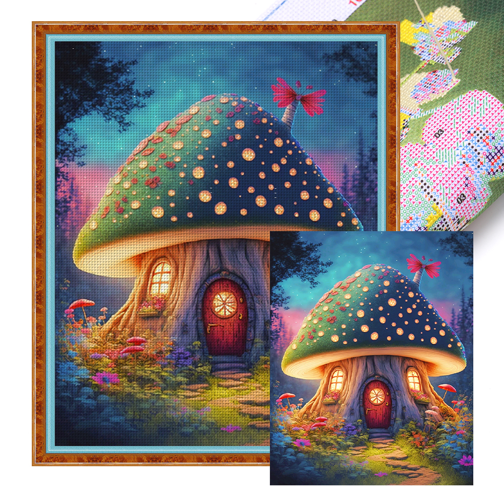 Diamond painting mushroom - Diamond Painting House