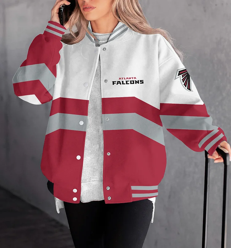 Atlanta Falcons Women Limited Edition Full-Snap Casual Jacket