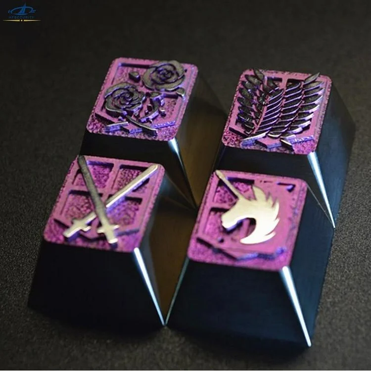 Keycaps Attack on Titan High End Titanium Alloy Keycap