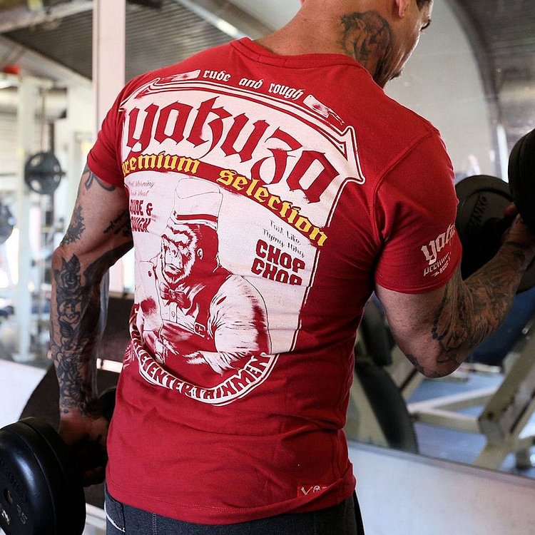 Leisure Gym Print Mens Short Sleeve T-Shirt