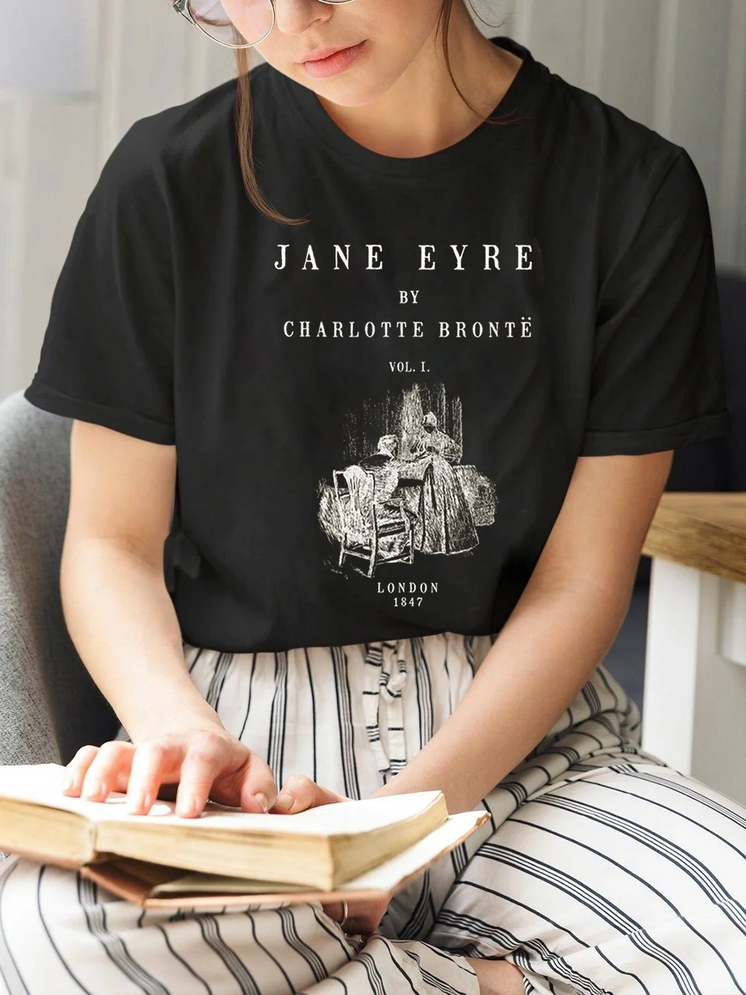 Jane Eyre Shirt, Charlotte Bronte Shirt, Jane Eyre T-shirt, Jane Eyre Gift / DarkAcademias /Darkacademias