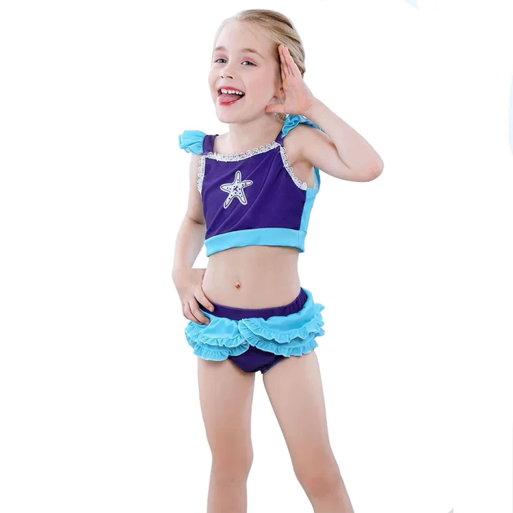Kids Girls The Little Mermaid Ariel Cosplay Costume Swimsuit Outfits Halloween Carnival Party Suit