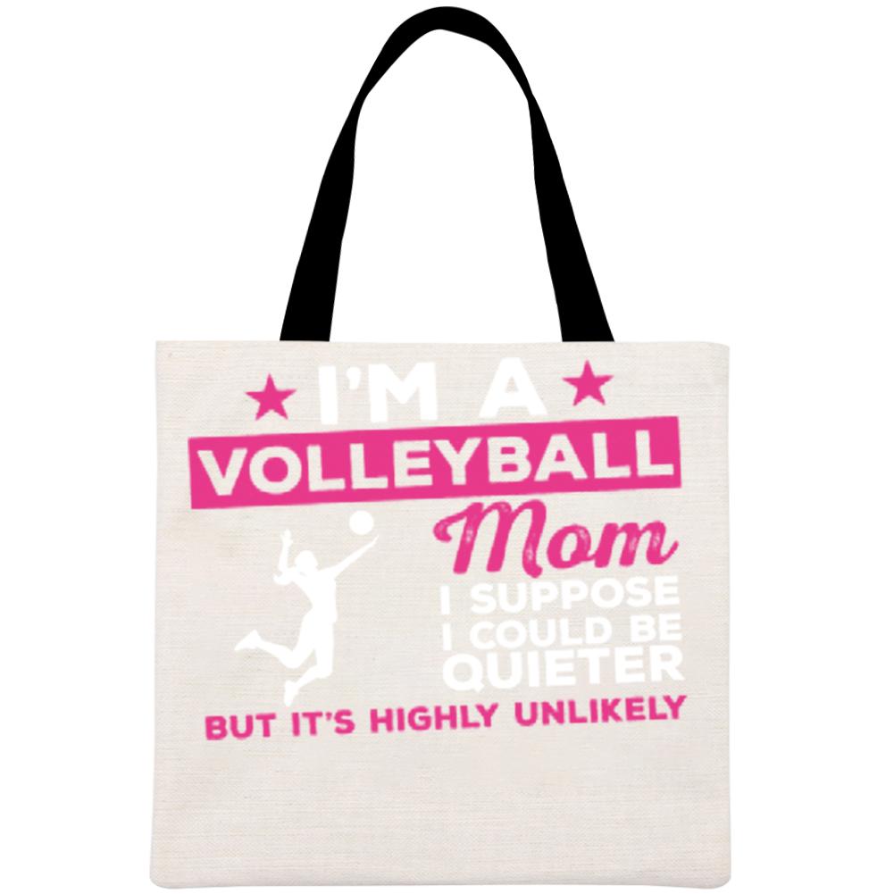 I am a volleyball mom Printed Linen Bag-Guru-buzz