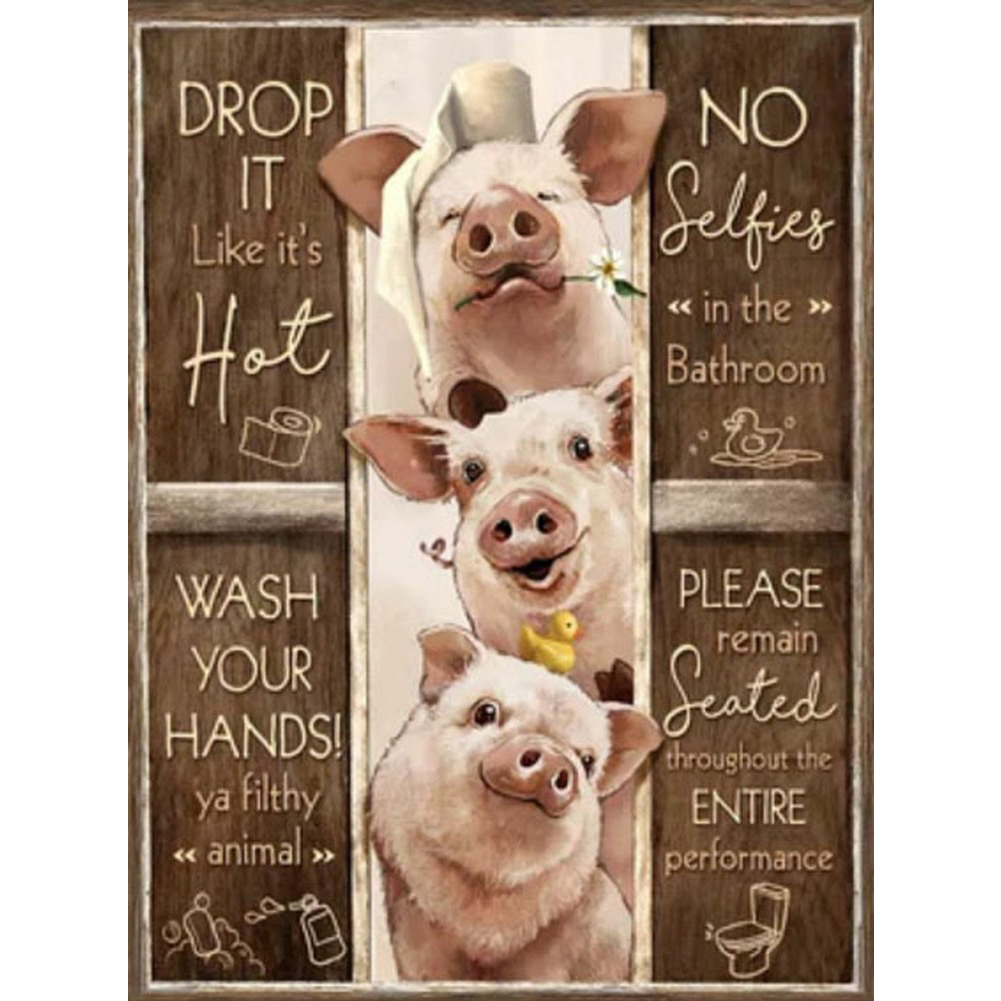 Three Pigs Poster - Square Drill Diamond Painting - 45*60CM (Big Size), 501 Original
Three Pigs Poster - Square Drill Diamond Painting - 45*60CM (Big Size), 501 Original