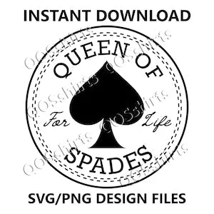 pornhint Pornhint Queen of Spades SVG PNG Cut File Athletic Hotwife QOS Shirt Designs Bbc Only Clothing Logo