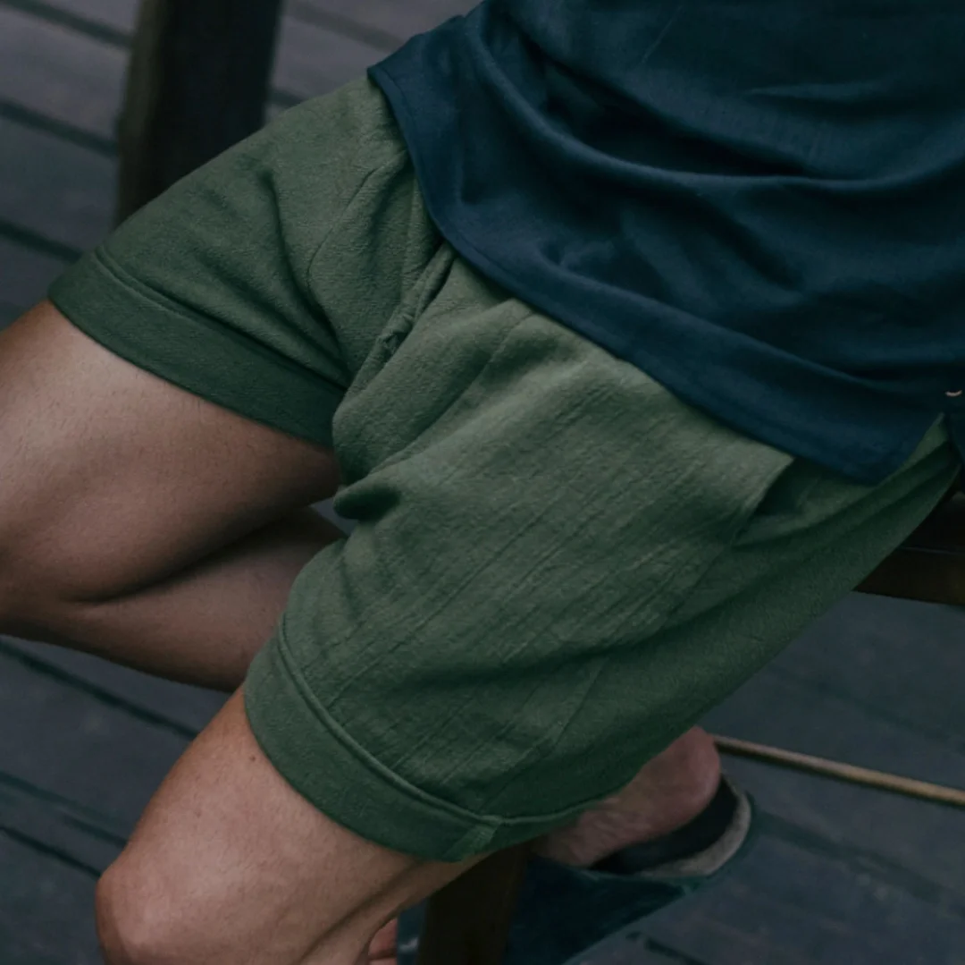 Men's Tulum Linen Resort Shorts-barclient