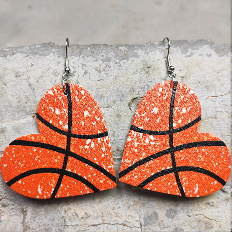 Basketball fashion sport earrings-Guru-buzz