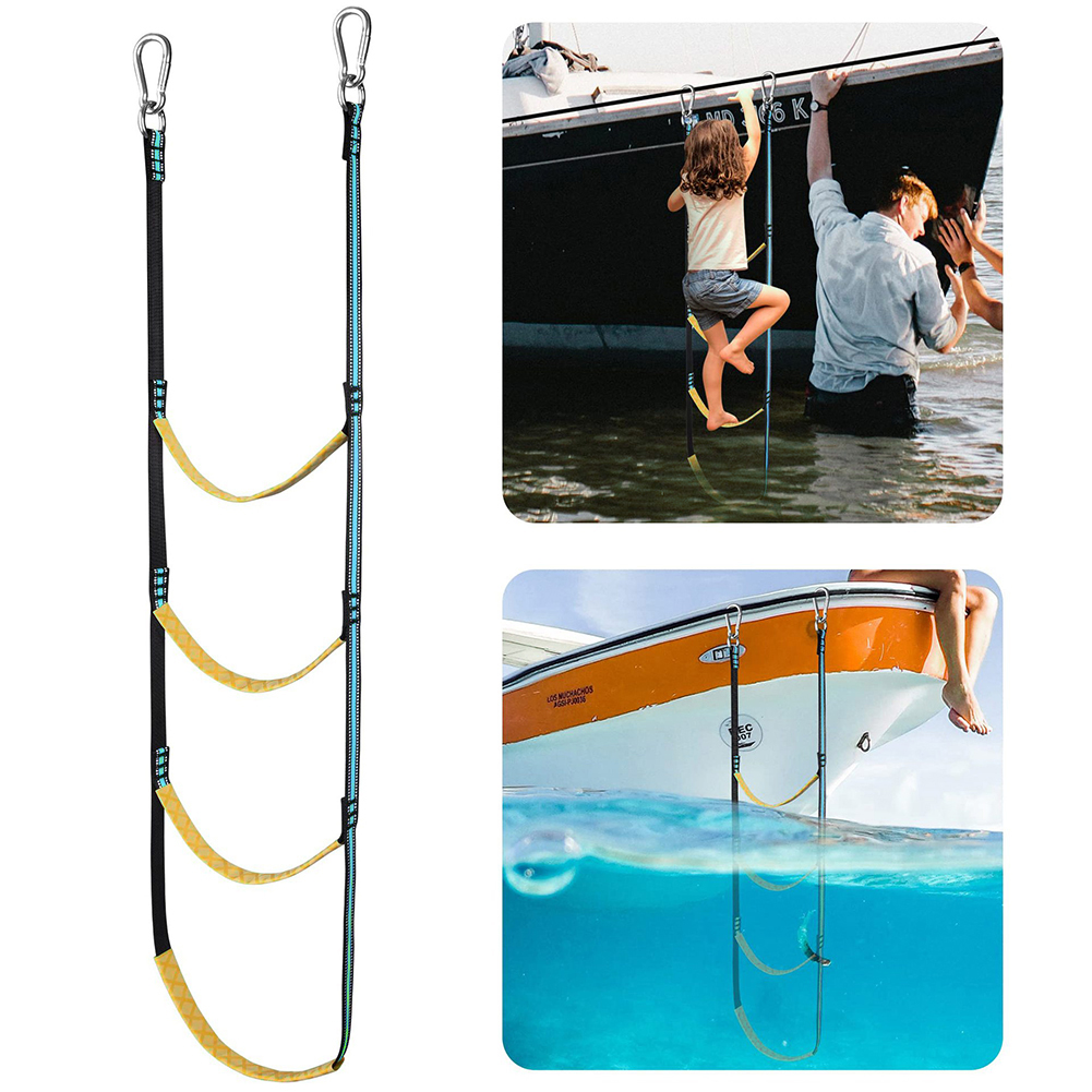 Inflatable Boat Boarding Rope Ladder Assist Kayak Motorboat Canoes Ladder, 501 Original
Inflatable Boat Boarding Rope Ladder Assist Kayak Motorboat Canoes Ladder, 501 Original
