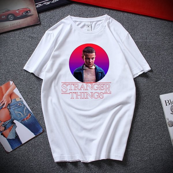Stranger Things T Shirt Top Camisas Hombre Harajuku Cotton Short Sleeve T-Shirt Summer Fashion Streetwear Tee Shirt Homme - Life is Beautiful for You - SheChoic
