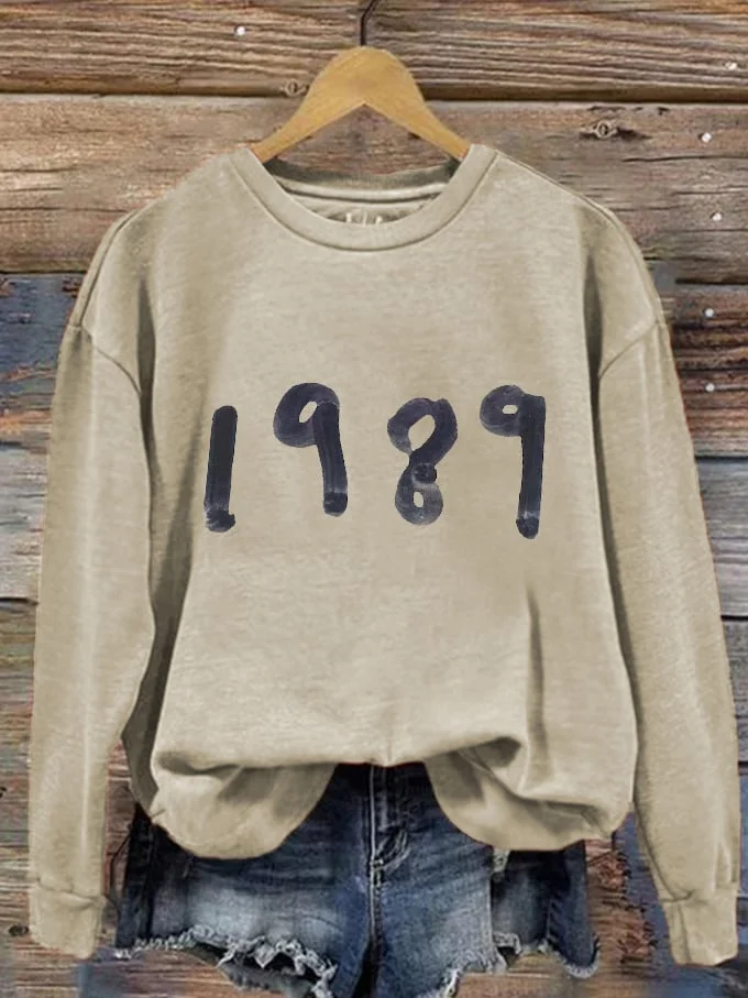 Women's 1989 Print Vintage Sweatshirt