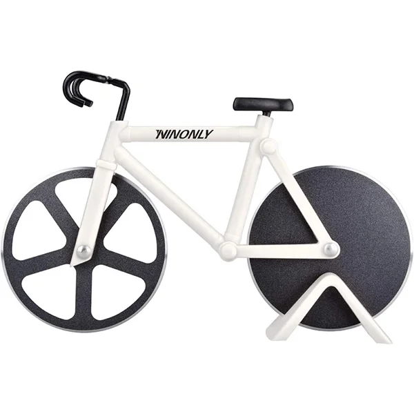 Bicycle Pizza Cutter Dual Stainless Steel