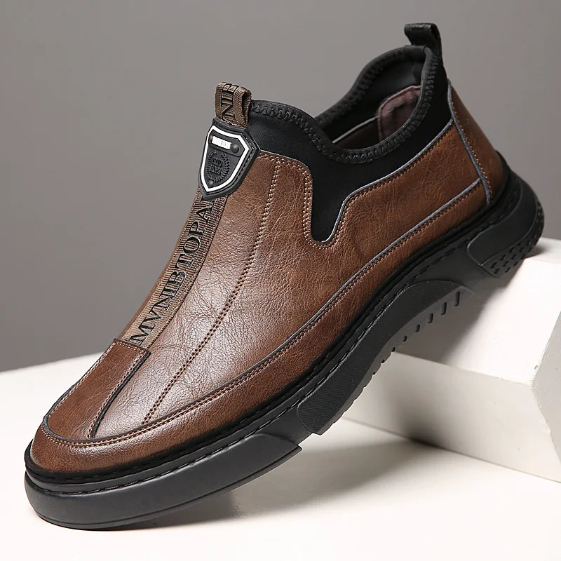Letclo™ Men's Casual Soft Sole Leather Shoes letclo Letclo
