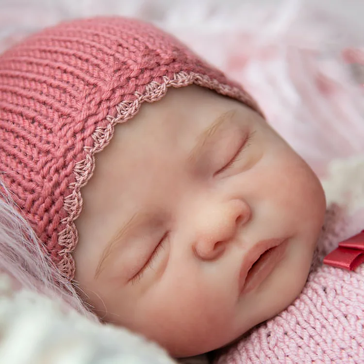  Heartbeat 💗& Coos 🔊20'' Silicone Vinyl Reborn Baby Doll Girl Sylvia That Looks Real, Realistic Toddlers Girl Doll Set,Gift for Kids - Reborndollsshop®-Reborndollsshop®
