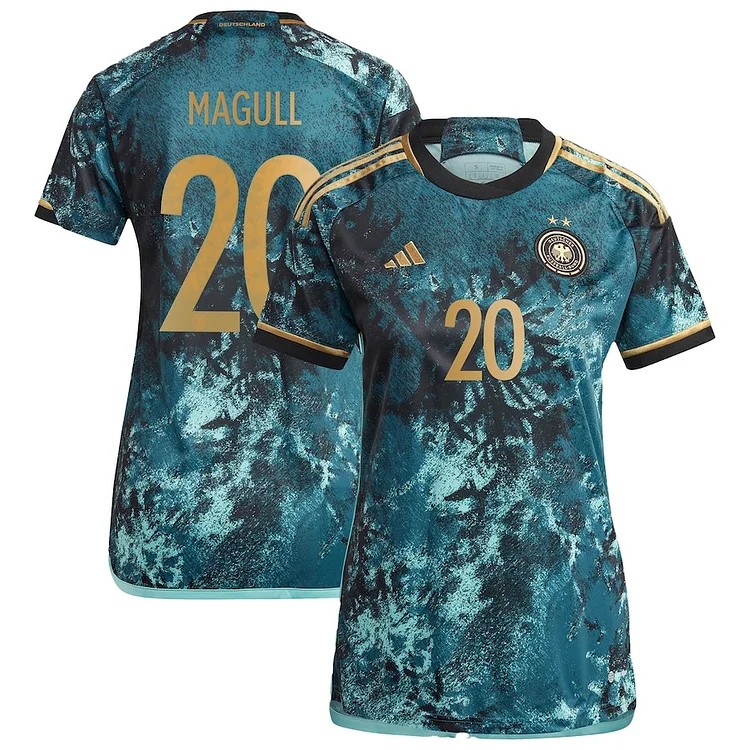 Germany Lina Magull 20 Women's Away Shirt Top Kit World Cup 2023