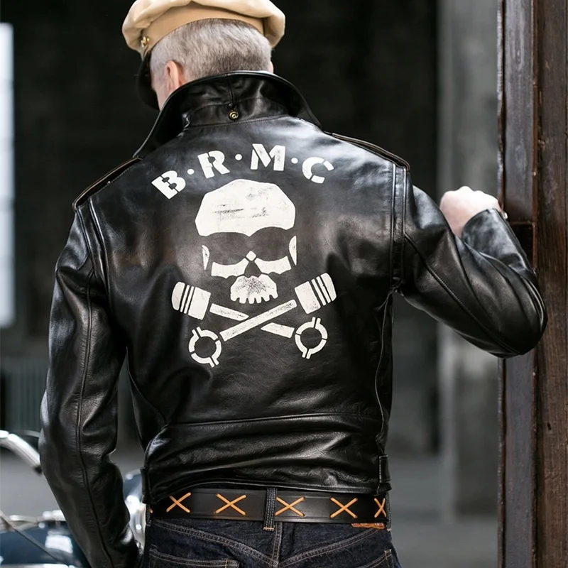 Vintage Motorcycle Leather Jacket