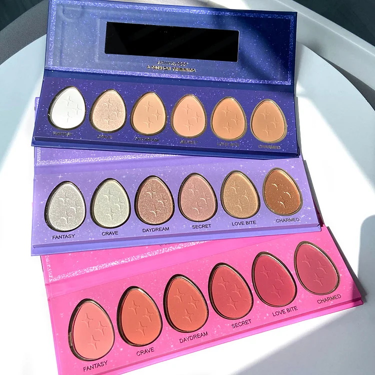 Professionl Mineral 6 Colors Matte Face Blush Palette