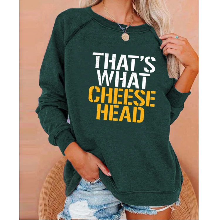 Raglan sleeve letter printing casual round neck long sleeve pullover