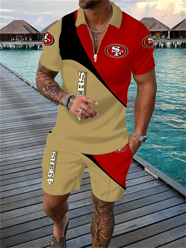 San Francisco 49ers
Limited Edition Polo Shirt And Shorts Two-Piece Suits