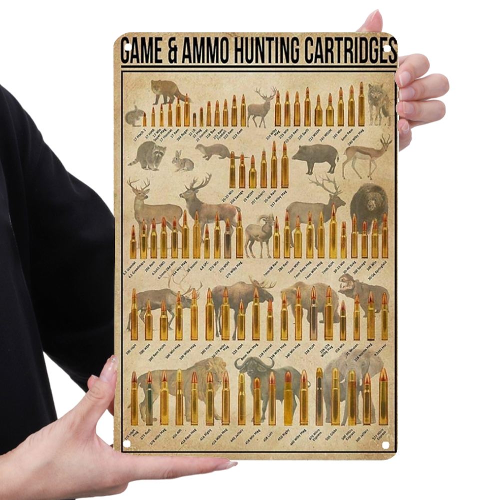 Panneau Publicitaire Federal Cartridge – Gibier / Animaux – 40 Pouces – Vintage – Neuf