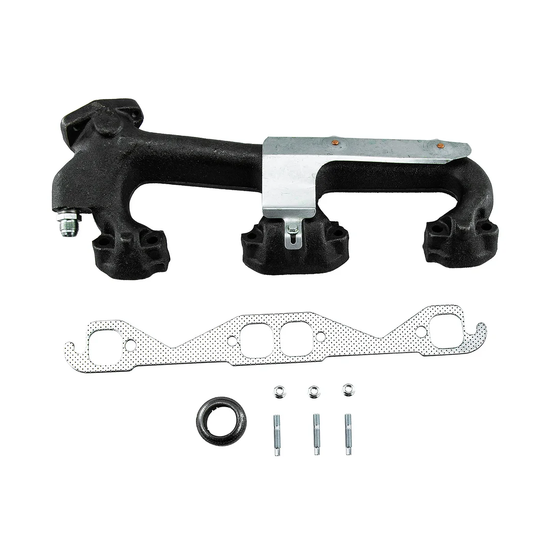 Alloyworks Exhaust Manifold Left W/Heat Shield For 96-02 Chevy Express GMC C/K 1500 5.0L V8