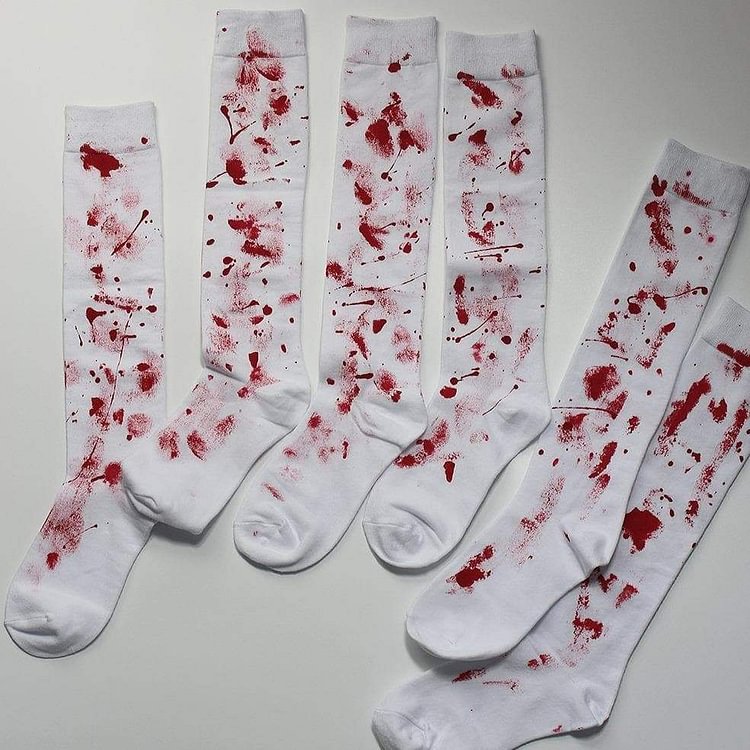 Gothic Blood Stained Socks SP17186