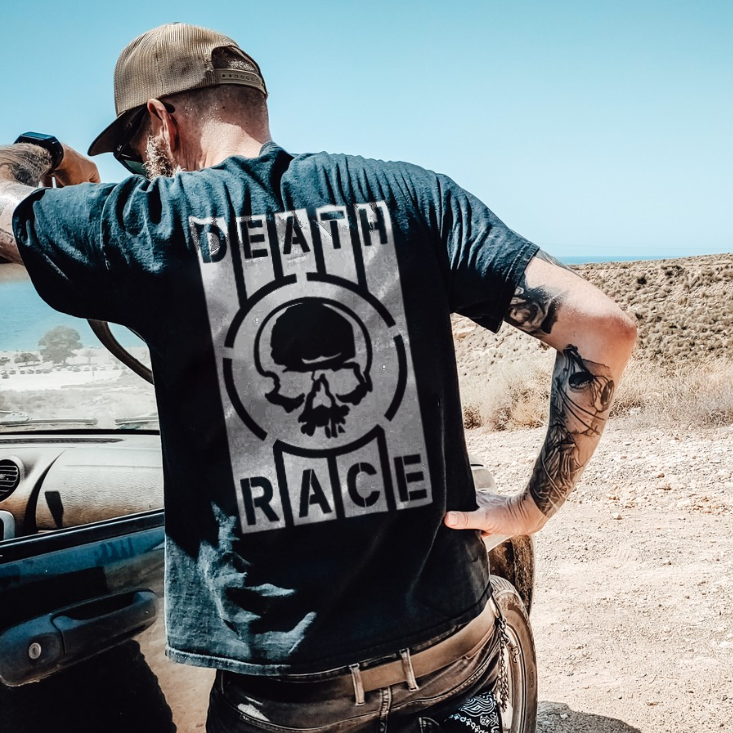 Death Race Printed Men's T-shirt - Devcarry