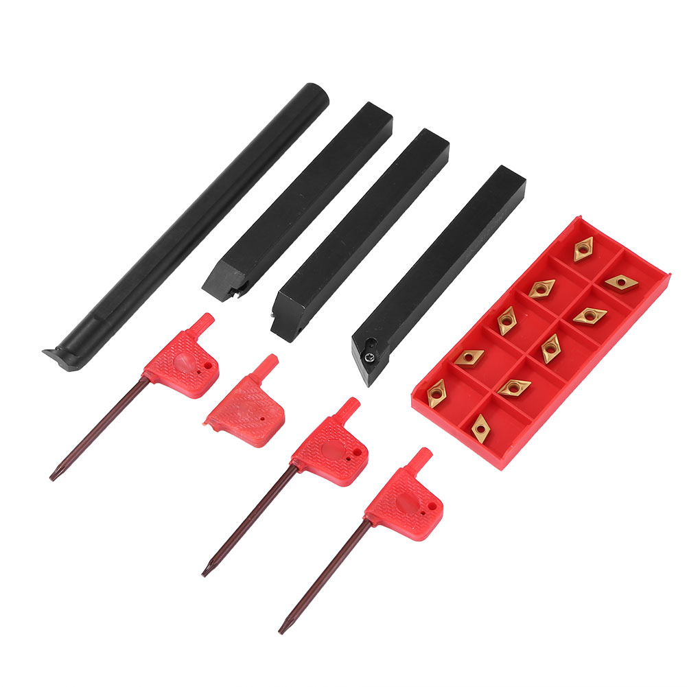 18pcs 12mm Lathe Boring Bar Turning Tool Holder Set with Carbide Inserts, 501 Original
18pcs 12mm Lathe Boring Bar Turning Tool Holder Set with Carbide Inserts, 501 Original