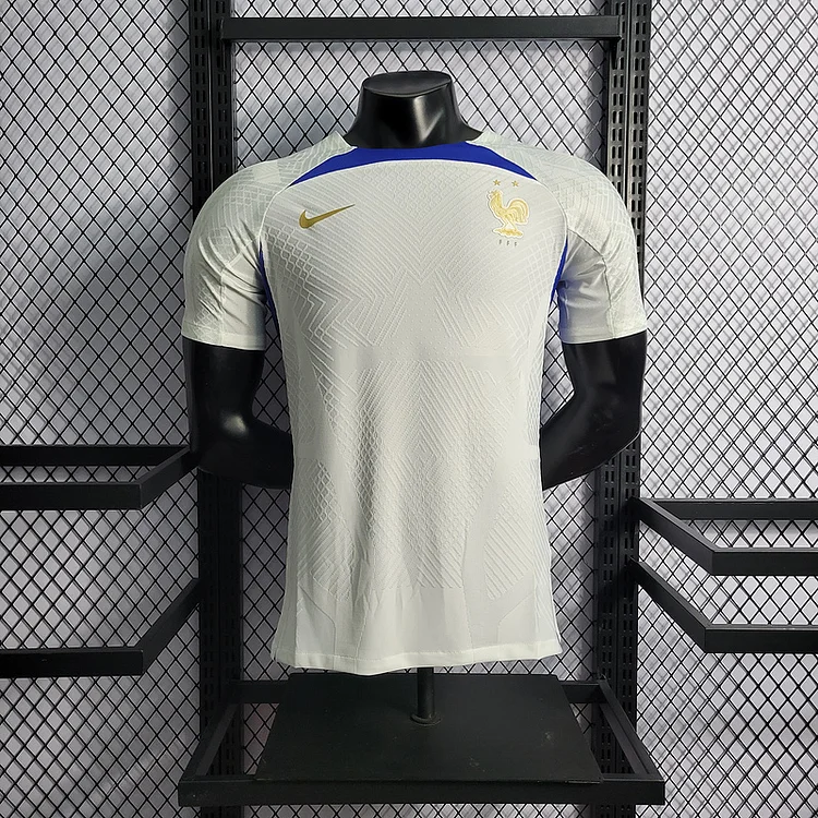 2022 Players Edition France Training Kit White  Jersey