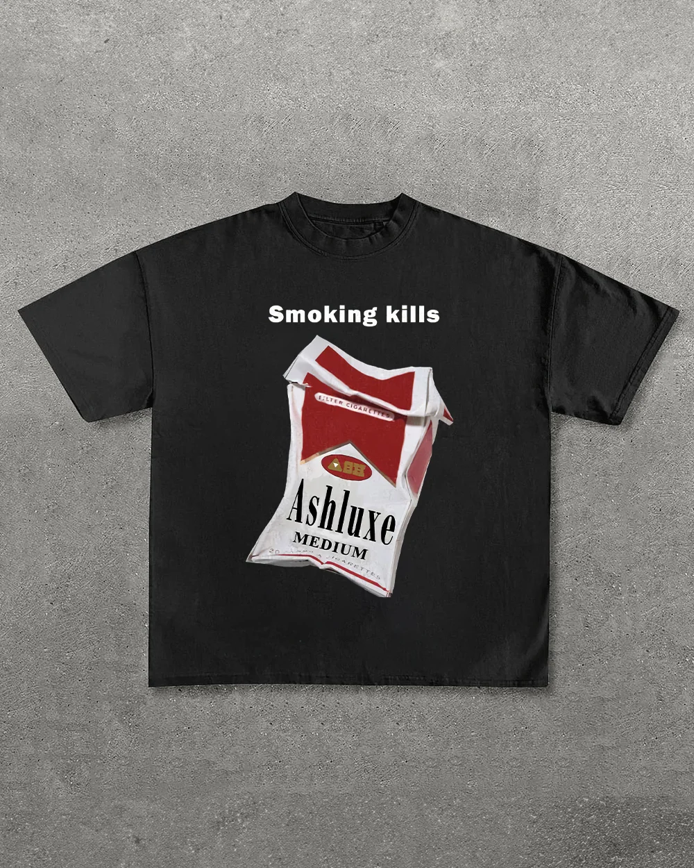Smoking Kills Printed Men's Oversized T-shirts - Devcarry