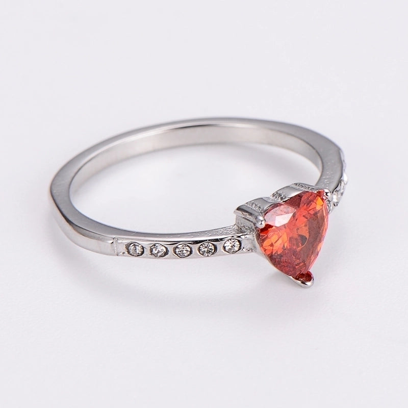 Minimalist Round Heart Shape 304 Stainless Steel Plating Rings