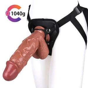pornhint Pornhint Strap-on-Huge-Dildo-Thick-Girth-Dong-Large-Wide-Realistic-Big-Giant-Cock-Vaginal