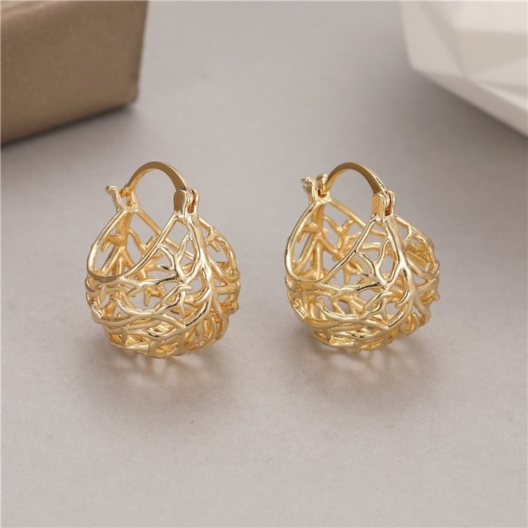 Geometric Cradle Earrings