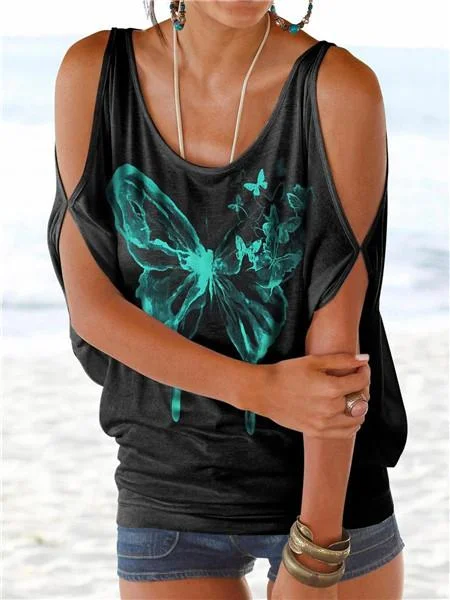 Casual Floral Printed Top socialshop