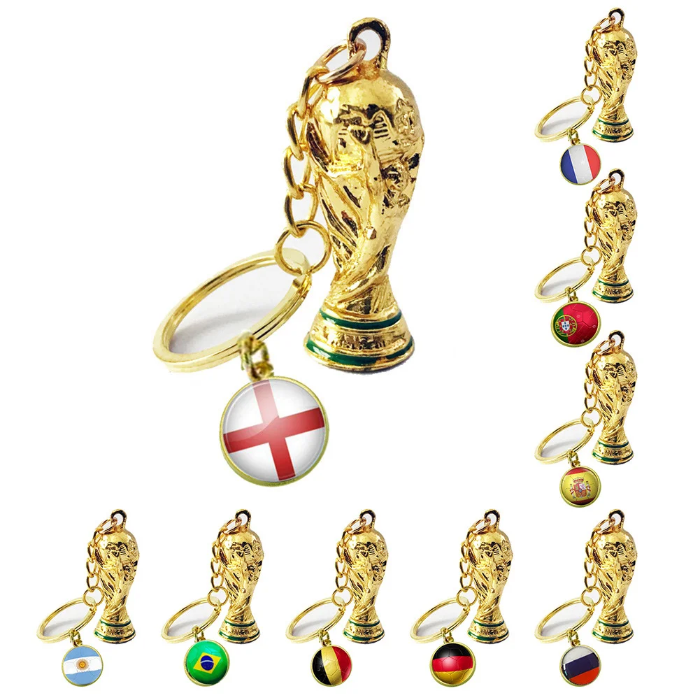 Customized World Cup Football Commemorative Keychain