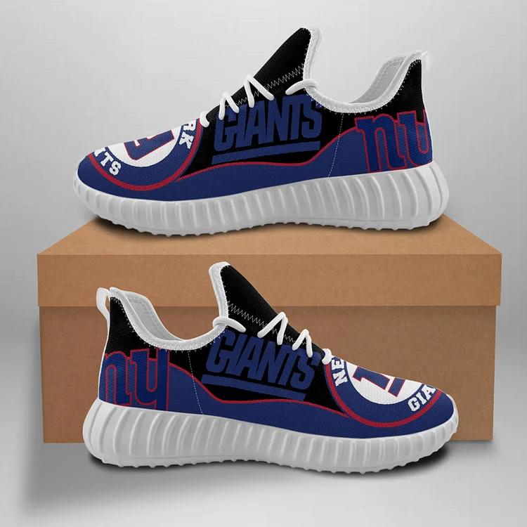 New York Giants Unisex Comfortable Breathable Print Running Sneakers