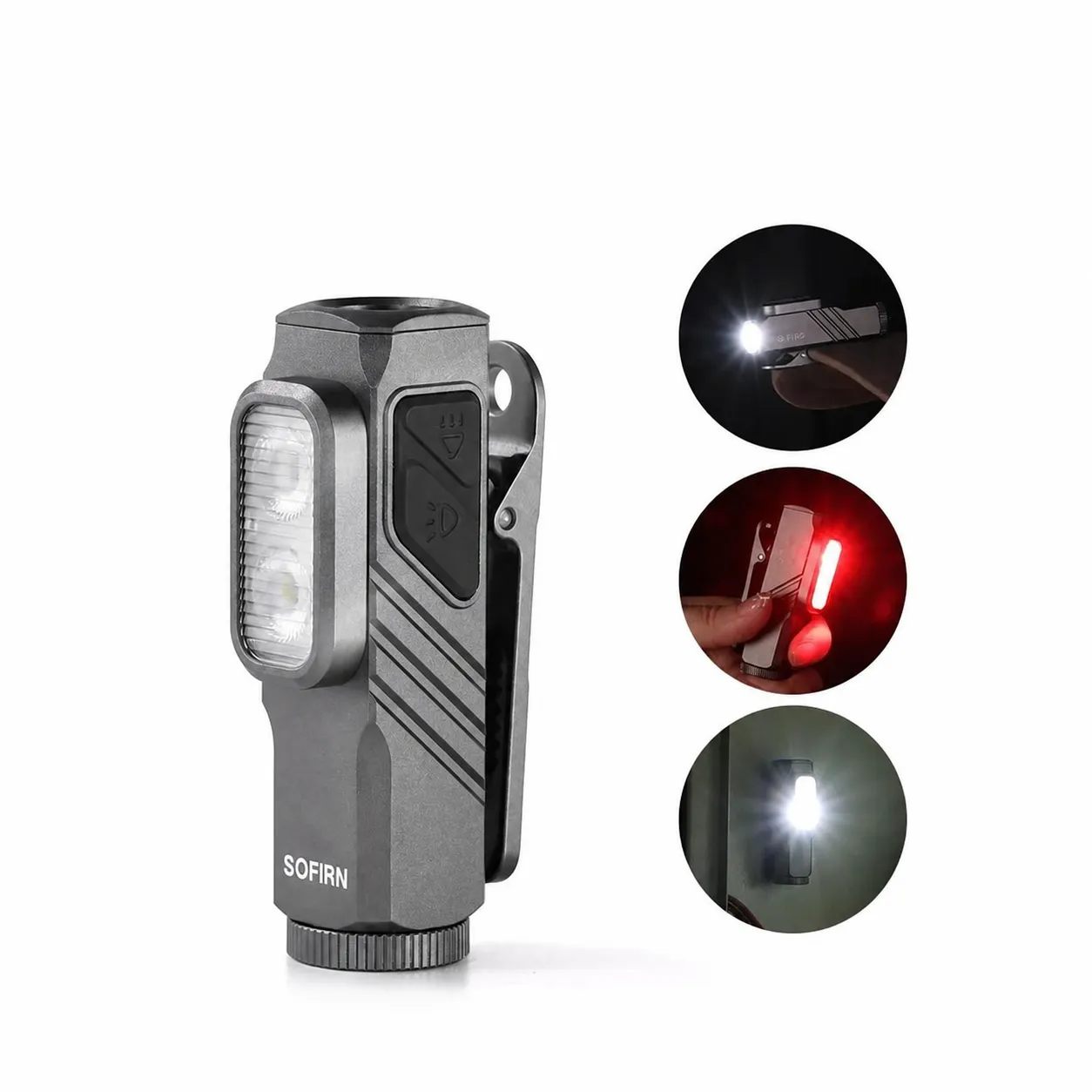Sofirn SC33 ST10 クリップライトセット ST10 Clip-On Magnetic Mini Flashlight 3-in-1 | Sofirn