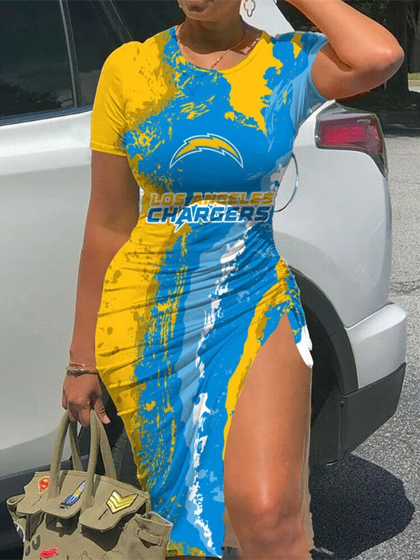 Los Angeles Chargers
Women's Slit Bodycon Dress